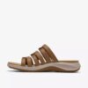 Maelynn Abby – flache Sandalen aus hellbraunem Leder für Damen Maelynn Abby – flache Sandalen aus hellbraunem Leder für Damen