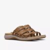Maelynn Abby – flache Sandalen aus hellbraunem Leder für Damen Maelynn Abby – flache Sandalen aus hellbraunem Leder für Damen