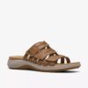Maelynn Abby – flache Sandalen aus hellbraunem Leder für Damen Maelynn Abby – flache Sandalen aus hellbraunem Leder für Damen