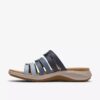 Maelynn Abby – Kombinierte flache Sandalen für Damen in Blau Maelynn Abby – Kombinierte flache Sandalen für Damen in Blau