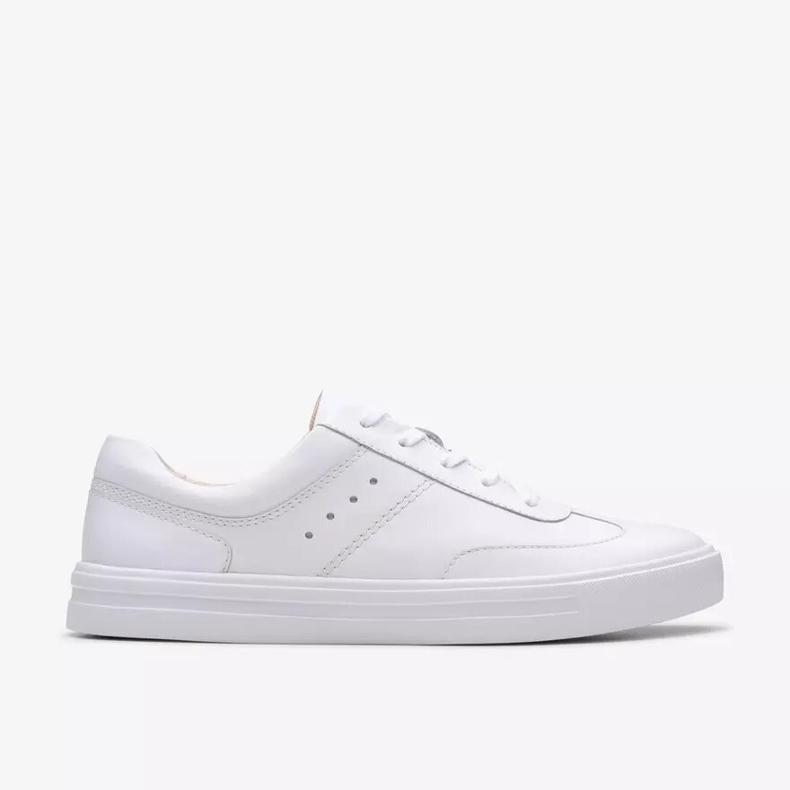 Makea Court Damen-Sneaker aus weißem Leder Makea Court Damen-Sneaker aus weißem Leder