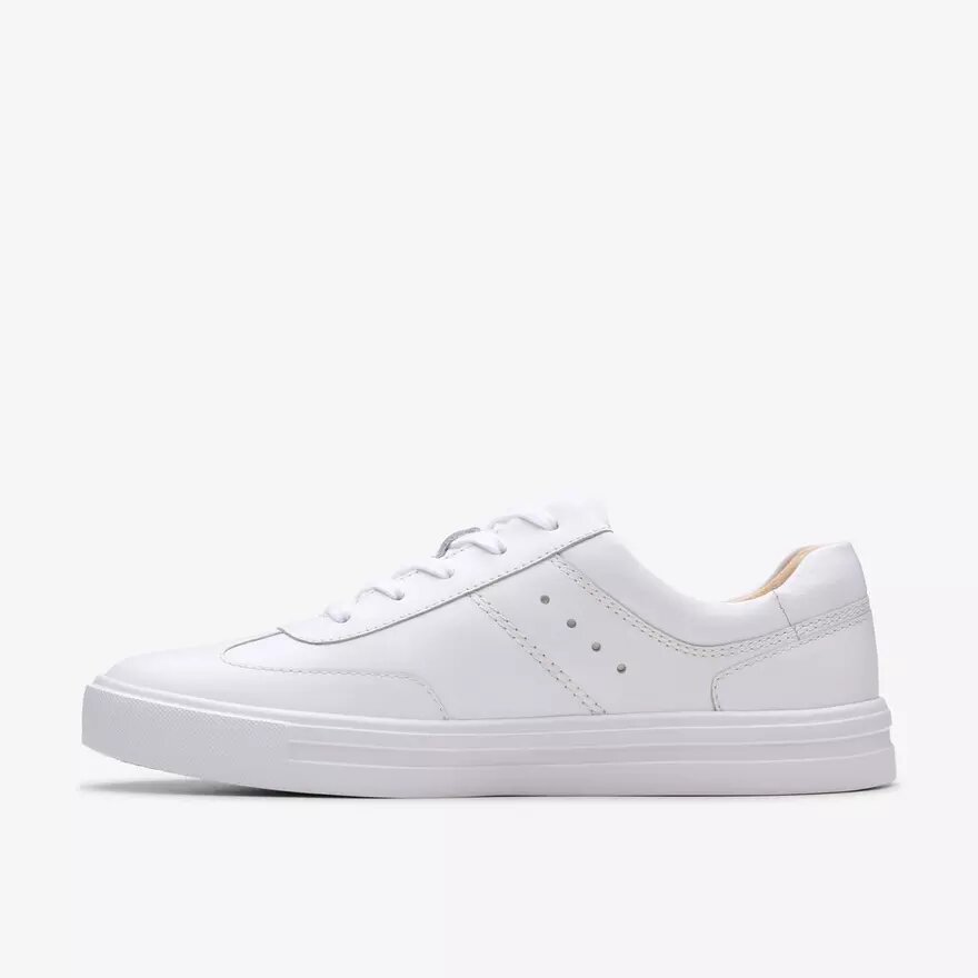 Makea Court Damen-Sneaker aus weißem Leder Makea Court Damen-Sneaker aus weißem Leder