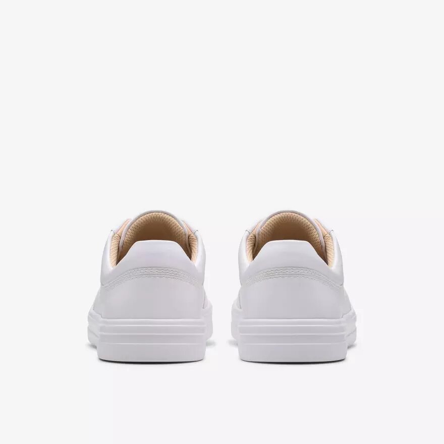 Makea Court Damen-Sneaker aus weißem Leder Makea Court Damen-Sneaker aus weißem Leder