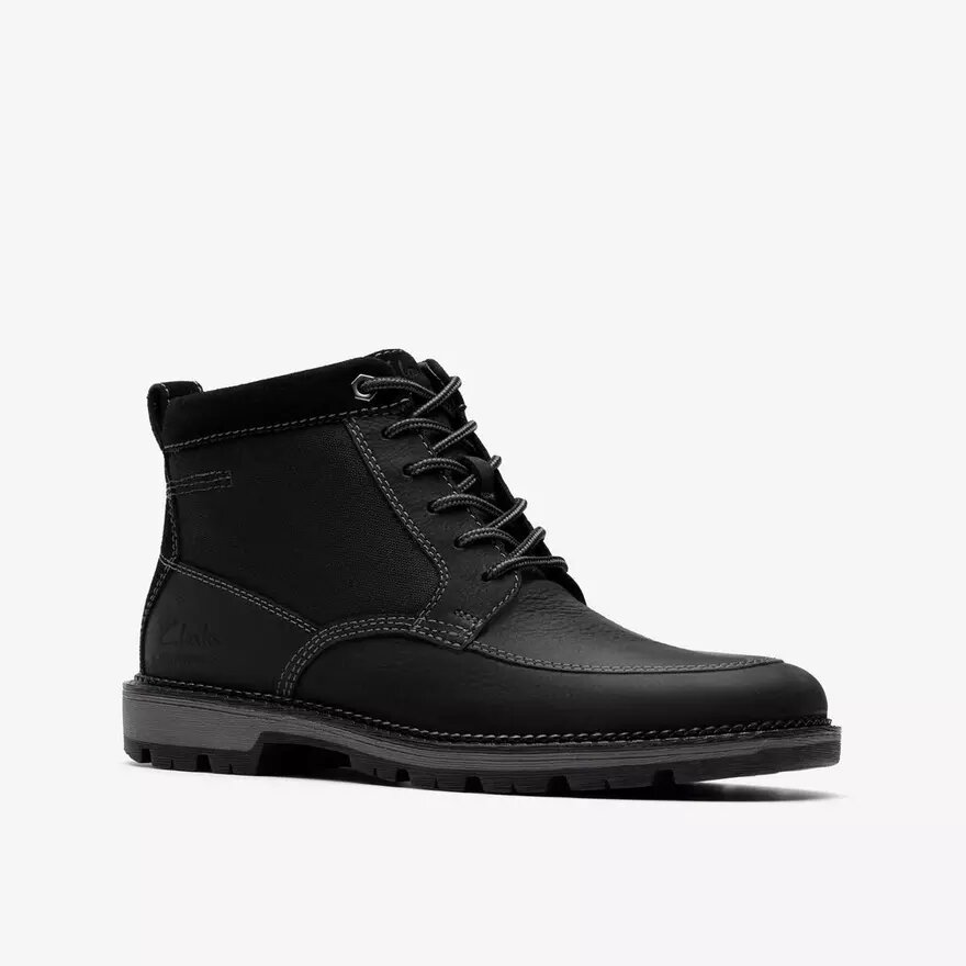 Maplewalk Rise Herren-Stiefeletten aus schwarzem Leder Maplewalk Rise Herren-Stiefeletten aus schwarzem Leder