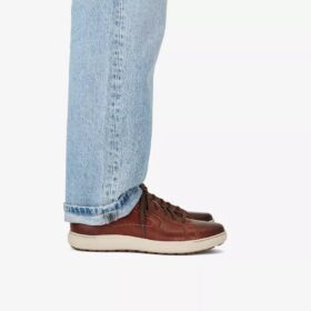 Mapstone Lace Herren-Sneaker aus hellbraunem Leder