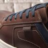 Mapstone Lace Herren-Sneaker aus Mahagoni-Leder Mapstone Lace Herren-Sneaker aus Mahagoni-Leder