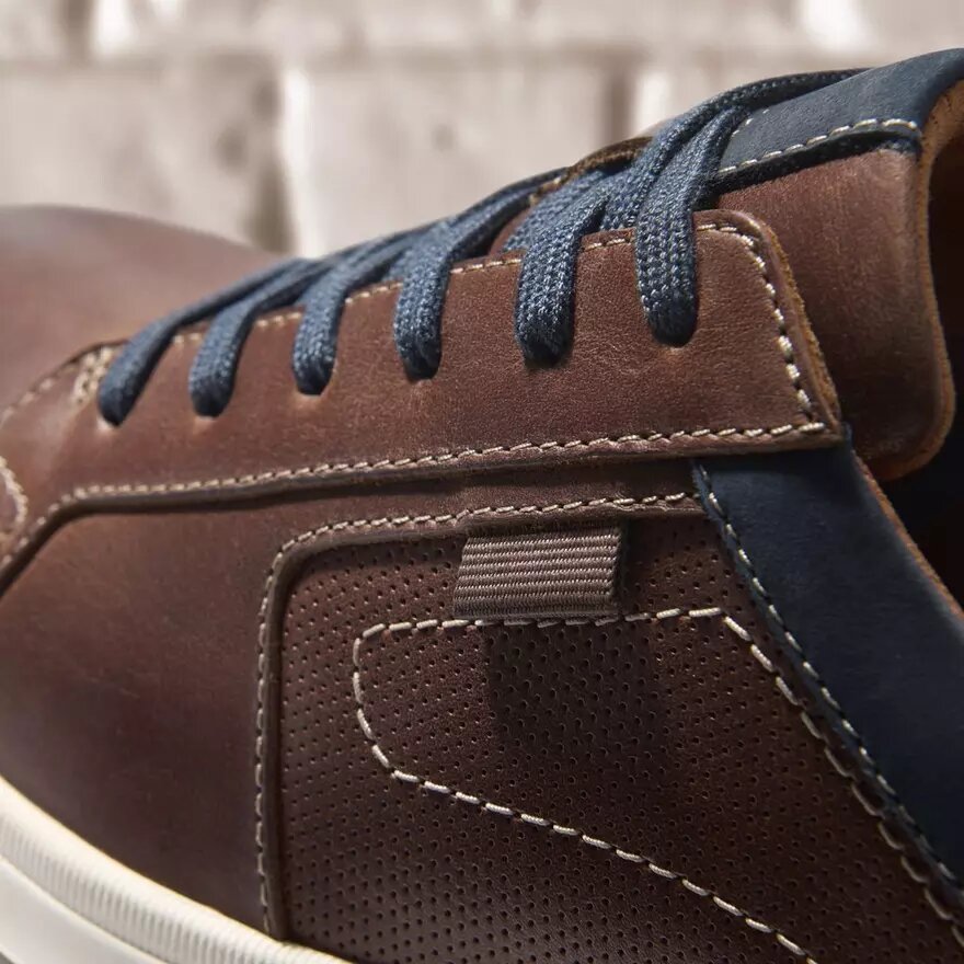 Mapstone Lace Herren-Sneaker aus Mahagoni-Leder Mapstone Lace Herren-Sneaker aus Mahagoni-Leder
