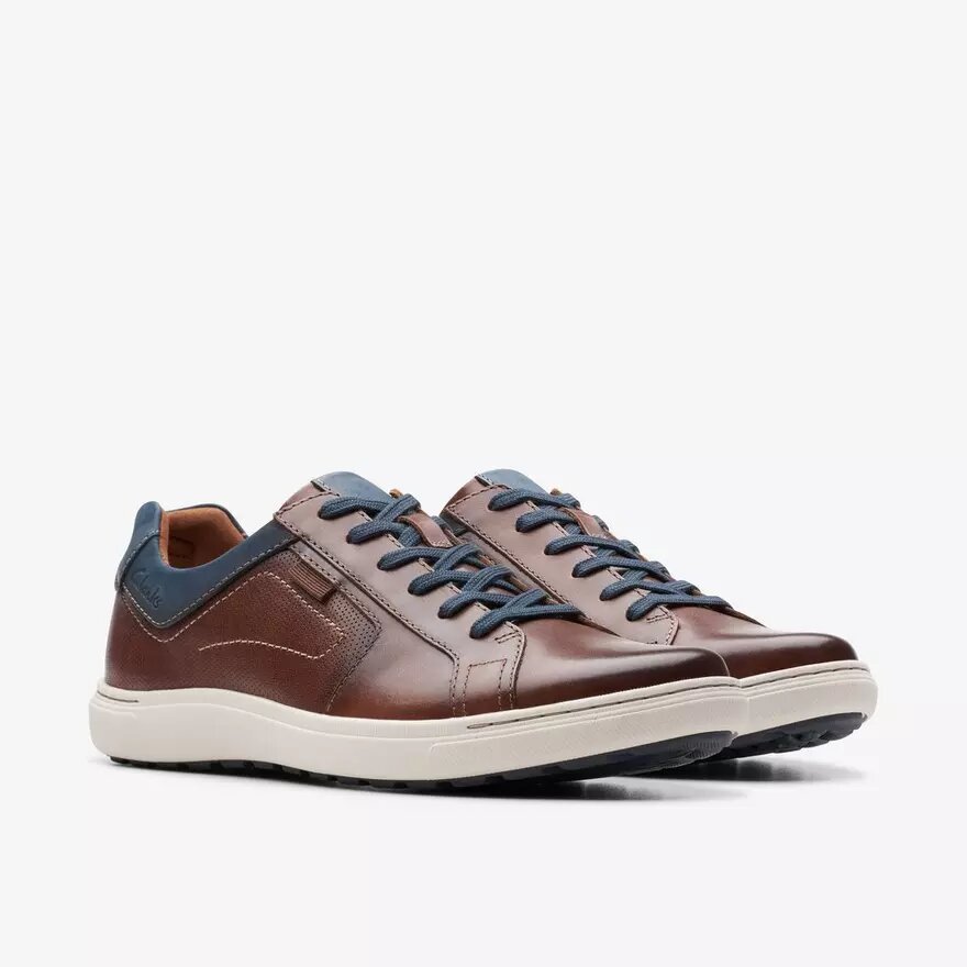 Mapstone Lace Herren-Sneaker aus Mahagoni-Leder Mapstone Lace Herren-Sneaker aus Mahagoni-Leder