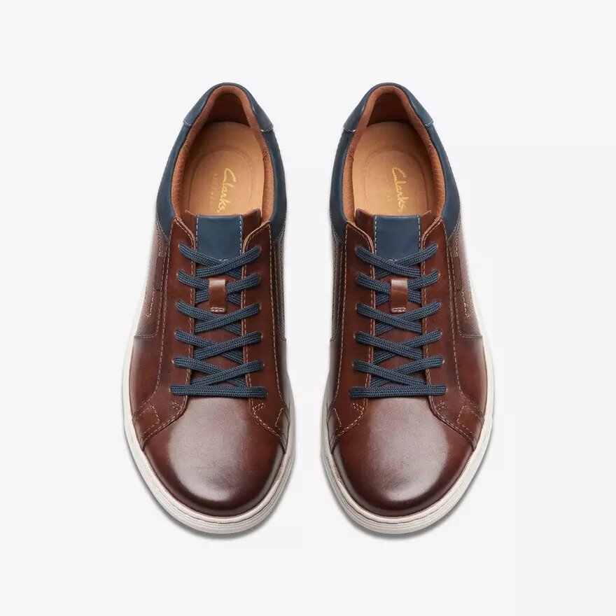 Mapstone Lace Herren-Sneaker aus Mahagoni-Leder Mapstone Lace Herren-Sneaker aus Mahagoni-Leder
