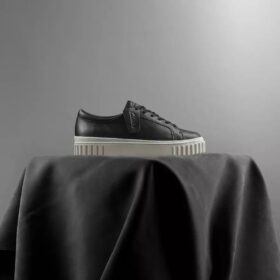 Mayhill Walk Damen-Sneaker aus schwarzem Leder Mayhill Walk Damen-Sneaker aus schwarzem Leder