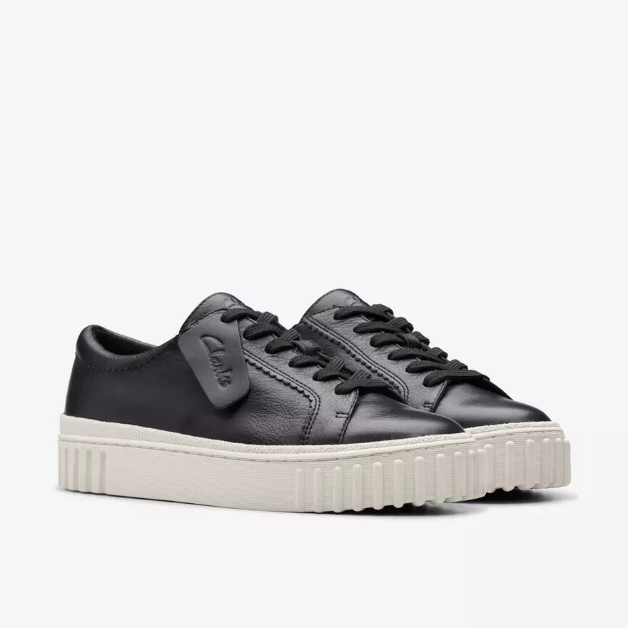 Mayhill Walk Damen-Sneaker aus schwarzem Leder Mayhill Walk Damen-Sneaker aus schwarzem Leder