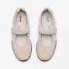 Meridor Jane Spangenschuhe für Damen aus cremefarbenem Wildleder