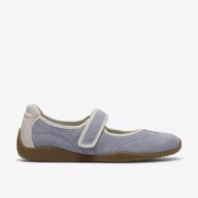 Meridor Jane Spangenschuhe für Damen aus hellblauem Wildleder Meridor Jane Spangenschuhe für Damen aus hellblauem Wildleder
