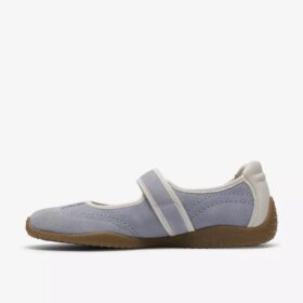 Meridor Jane Spangenschuhe für Damen aus hellblauem Wildleder Meridor Jane Spangenschuhe für Damen aus hellblauem Wildleder