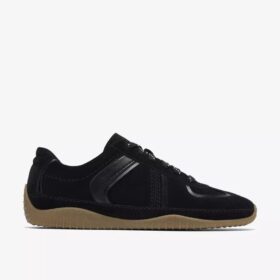 Meridor Lo Damen-Sneaker aus schwarzem Wildleder