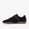 Meridor Lo Damen-Sneaker aus schwarzem Wildleder