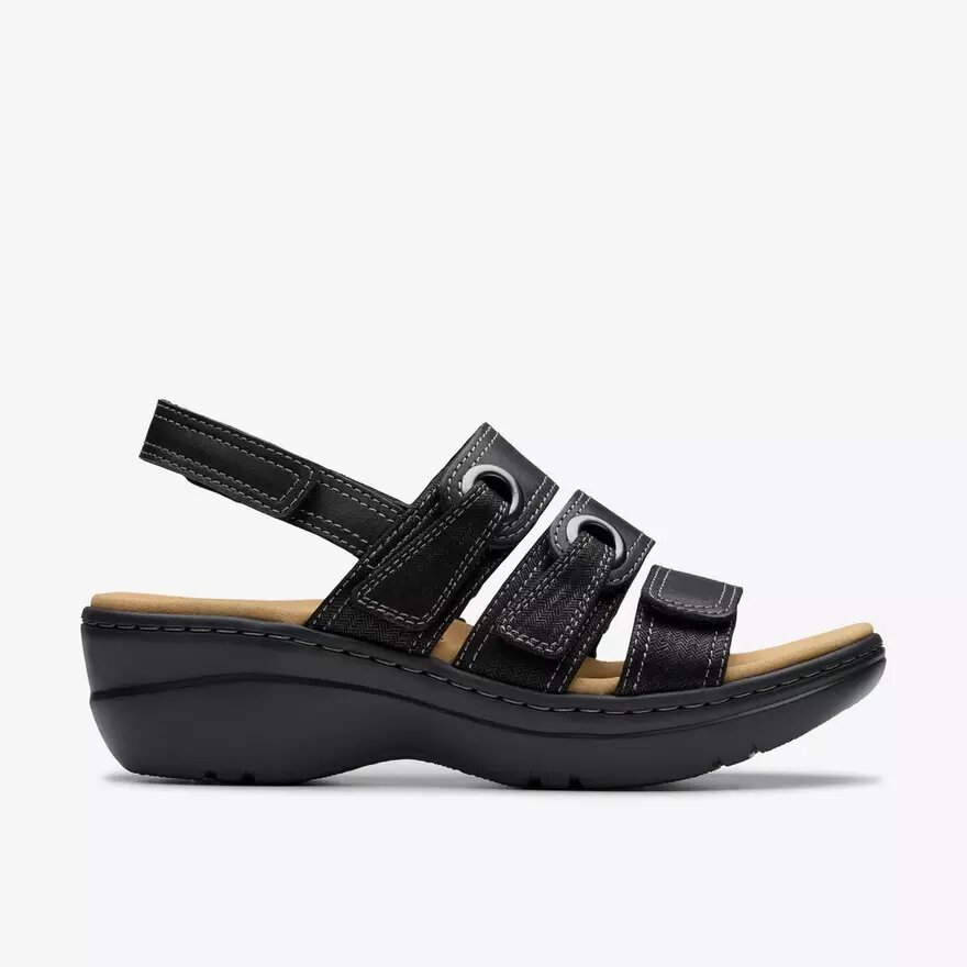 Merliah2 Bali Keilabsatzsandalen für Damen in Schwarz Merliah2 Bali Keilabsatzsandalen für Damen in Schwarz