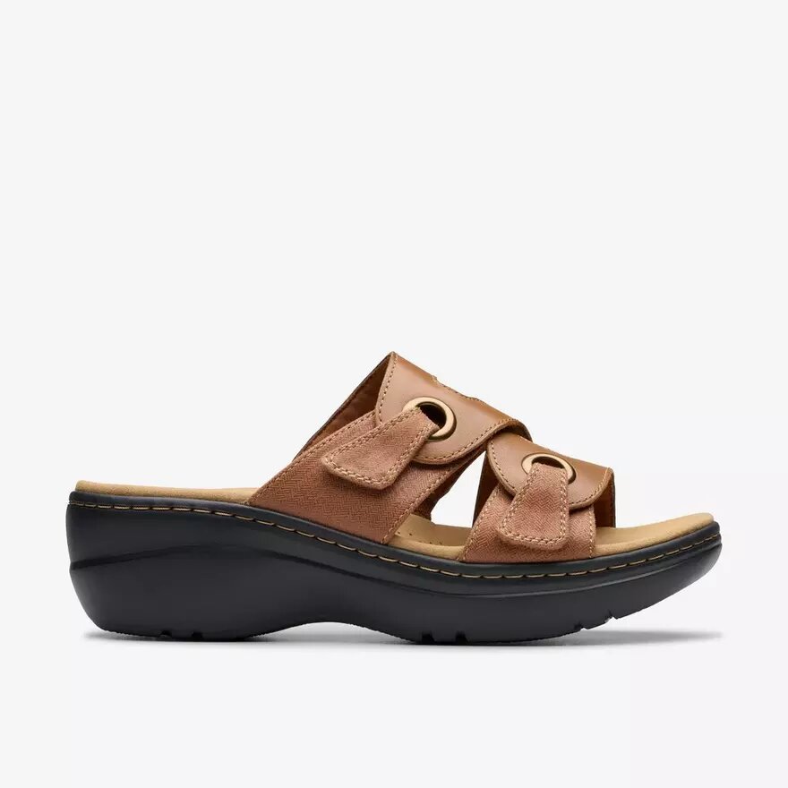 Merliah2 Cove Keilabsätze für Damen aus hellbraunem Leder Merliah2 Cove Keilabsätze für Damen aus hellbraunem Leder