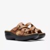 Merliah2 Cove Keilabsätze für Damen aus hellbraunem Leder Merliah2 Cove Keilabsätze für Damen aus hellbraunem Leder