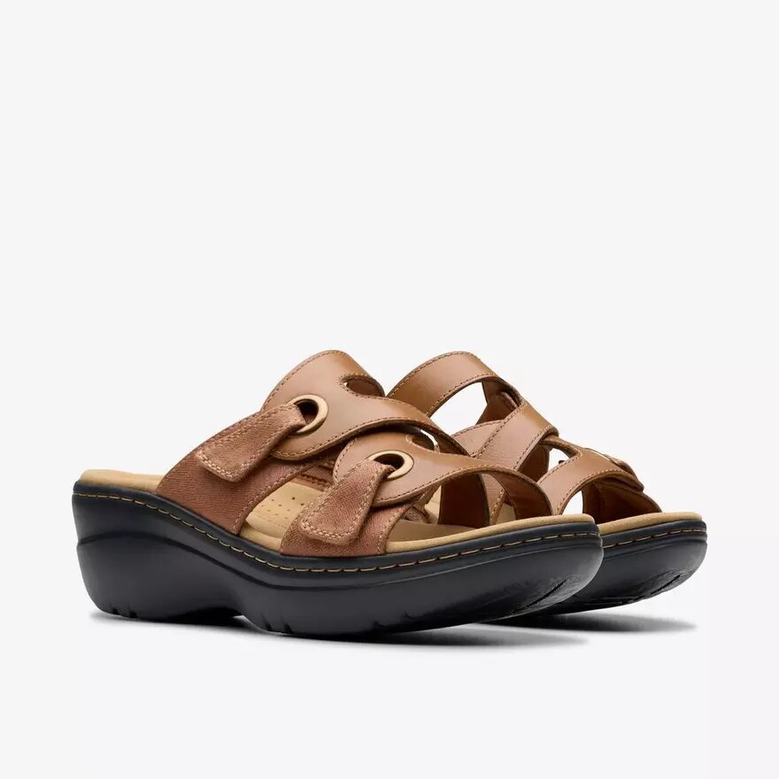 Merliah2 Cove Keilabsätze für Damen aus hellbraunem Leder Merliah2 Cove Keilabsätze für Damen aus hellbraunem Leder