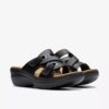 Merliah2 Cove Keilabsätze für Damen aus schwarzem Leder Merliah2 Cove Keilabsätze für Damen aus schwarzem Leder