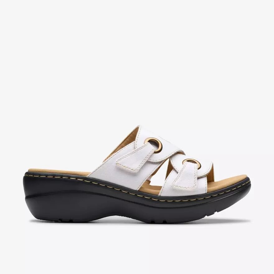 Merliah2 Cove Keilabsätze für Damen aus weißem Leder Merliah2 Cove Keilabsätze für Damen aus weißem Leder