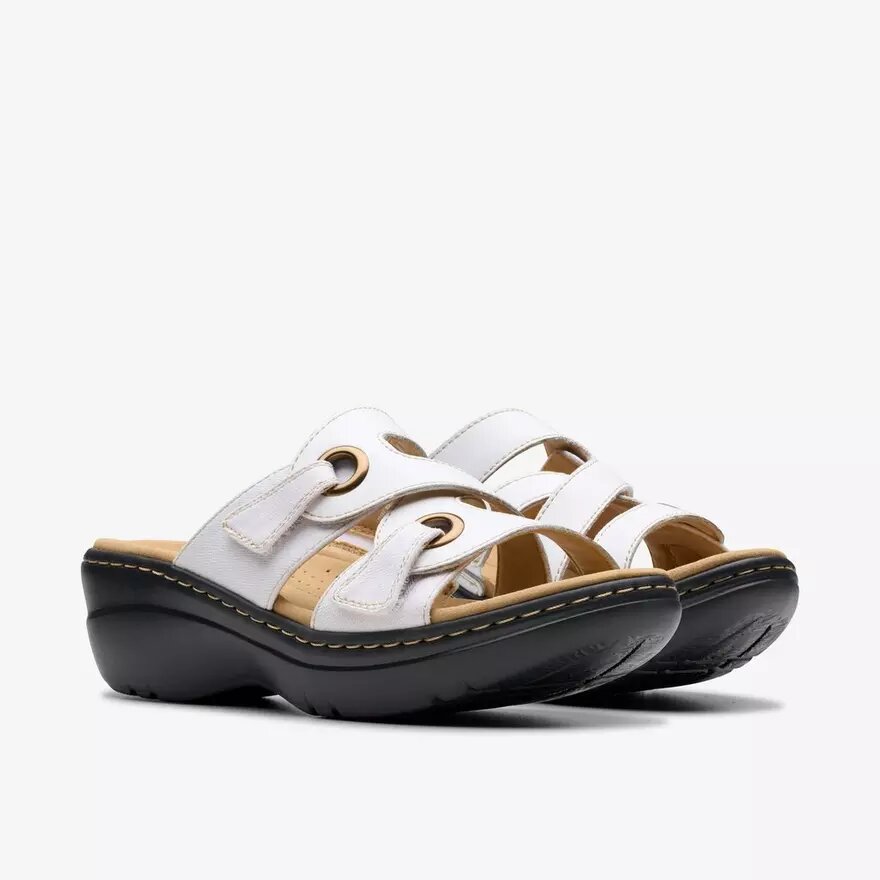 Merliah2 Cove Keilabsätze für Damen aus weißem Leder Merliah2 Cove Keilabsätze für Damen aus weißem Leder