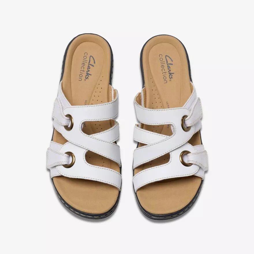 Merliah2 Cove Keilabsätze für Damen aus weißem Leder Merliah2 Cove Keilabsätze für Damen aus weißem Leder