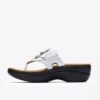 Merliah2 Kyla Kombinations-Keilabsatz-Sandalen für Damen in Weiß Merliah2 Kyla Kombinations-Keilabsatz-Sandalen für Damen in Weiß