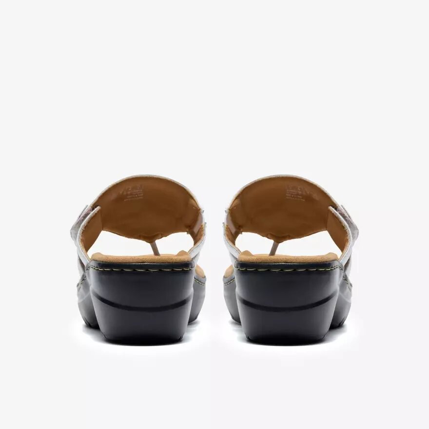 Merliah2 Kyla Kombinations-Keilabsatz-Sandalen für Damen in Weiß Merliah2 Kyla Kombinations-Keilabsatz-Sandalen für Damen in Weiß