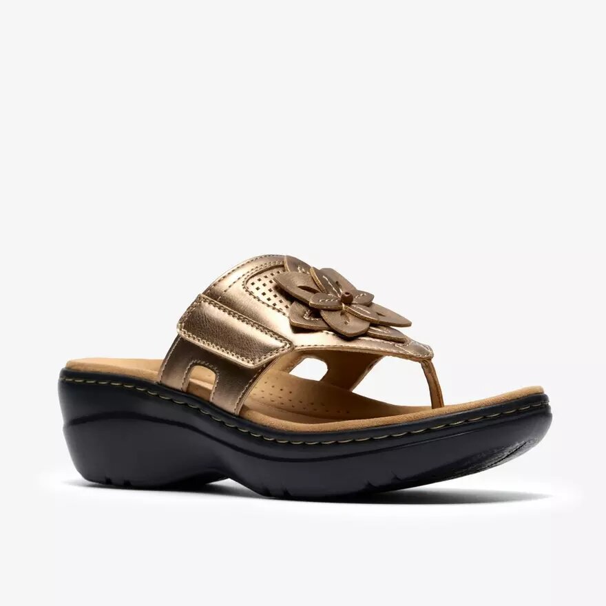 Merliah2 Kyla mit Keilabsätzen für Damen in Gold-Metallic Merliah2 Kyla mit Keilabsätzen für Damen in Gold-Metallic