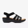Merliah2 Ruby Damen-Keilabsatzschuhe aus schwarzem Leder Merliah2 Ruby Damen-Keilabsatzschuhe aus schwarzem Leder