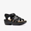 Merliah2 Ruby Damen-Keilabsatzschuhe aus schwarzem Leder Merliah2 Ruby Damen-Keilabsatzschuhe aus schwarzem Leder
