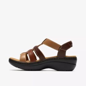 Merliah2 Ruby Tan Kombi-Keilabsatzschuhe für Damen