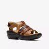 Merliah2 Ruby Tan Kombi-Keilabsatzschuhe für Damen Merliah2 Ruby Tan Kombi-Keilabsatzschuhe für Damen
