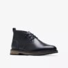 Monahan Chukka Herrenstiefel, schwarz, glattes Leder Monahan Chukka Herrenstiefel, schwarz, glattes Leder