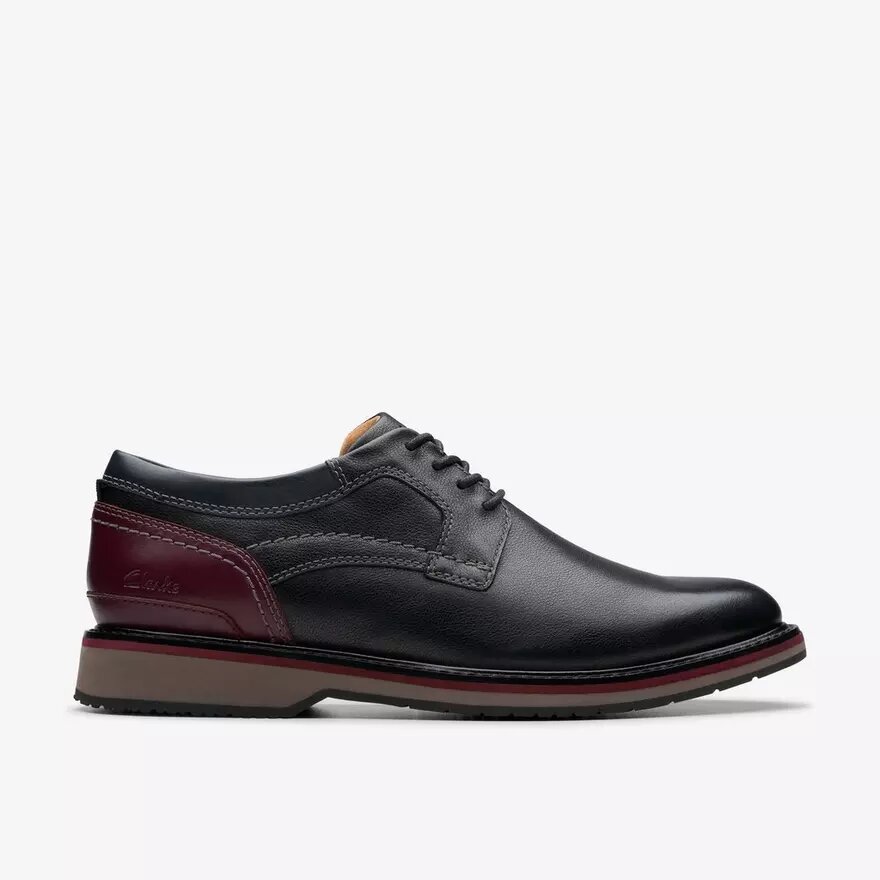Monahan Oxford Schuhe für Herren aus schwarzem Glattleder | clarks Monahan Oxford Schuhe für Herren aus schwarzem Glattleder | clarks