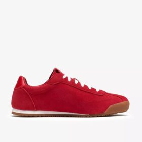 Moritz Lo2 Damen-Sneaker aus rotem Wildleder