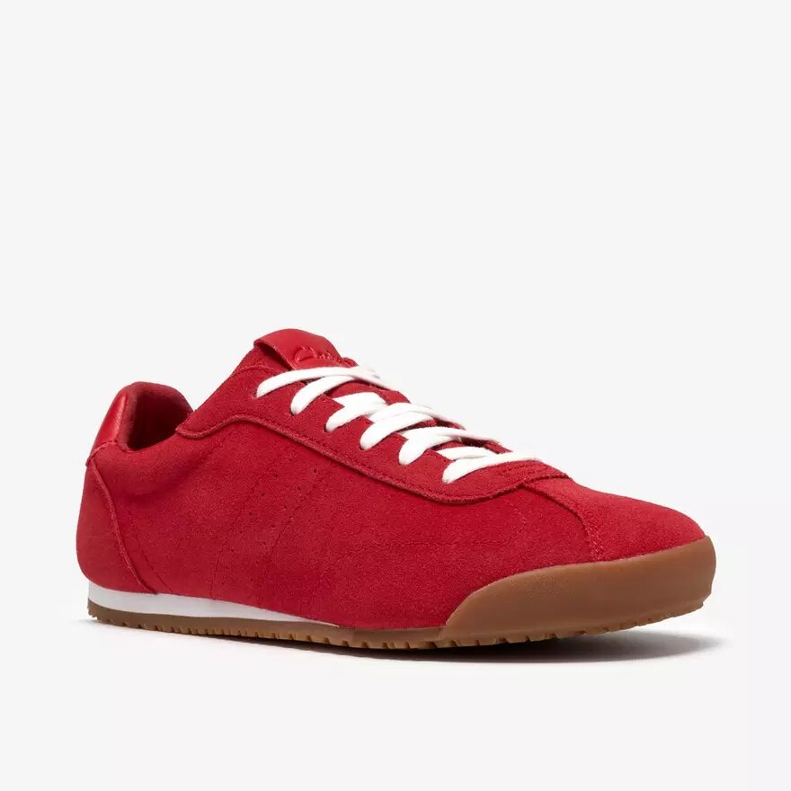 Moritz Lo2 Damen-Sneaker aus rotem Wildleder Moritz Lo2 Damen-Sneaker aus rotem Wildleder