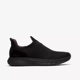 Motion Trek Herren-Sneaker aus schwarzem Strick
