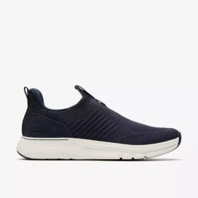 Motion Trek Herren-Sneaker aus Strick in Marineblau Motion Trek Herren-Sneaker aus Strick in Marineblau
