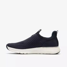 Motion Trek Herren-Sneaker aus Strick in Marineblau Motion Trek Herren-Sneaker aus Strick in Marineblau