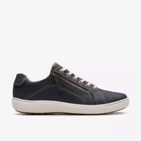 Nalle Lace Damen-Sneaker aus marineblauem Nubukleder