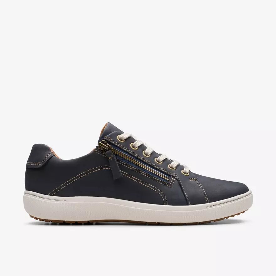 Nalle Lace Damen-Sneaker aus marineblauem Nubukleder Nalle Lace Damen-Sneaker aus marineblauem Nubukleder