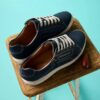 Nalle Lace Damen-Sneaker aus marineblauem Nubukleder Nalle Lace Damen-Sneaker aus marineblauem Nubukleder