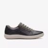 Nalle Lace Damen-Sneaker aus schwarzem Leder Nalle Lace Damen-Sneaker aus schwarzem Leder