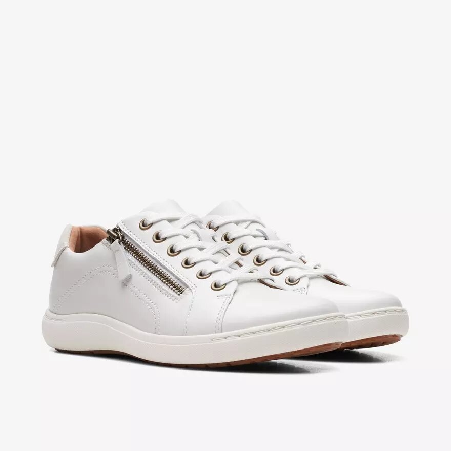 Nalle Lace Damen-Sneaker aus weißem Leder Nalle Lace Damen-Sneaker aus weißem Leder