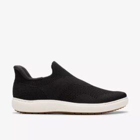 Nalle Step Slip-Ons für Damen in Schwarz aus Strick