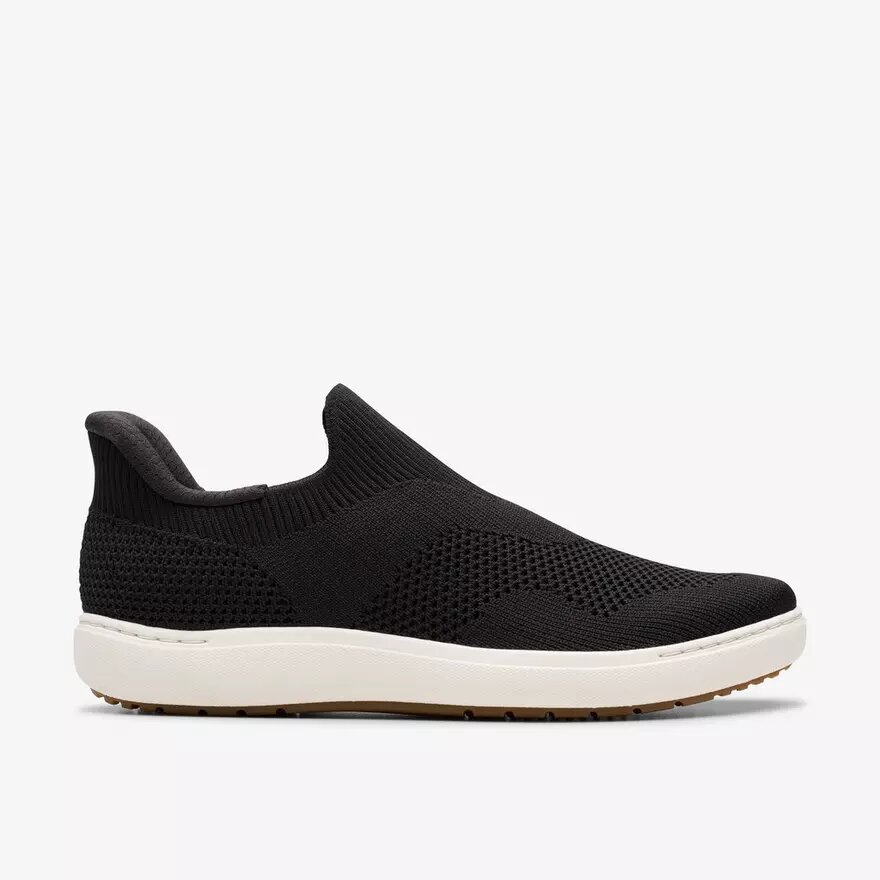 Nalle Step Slip-Ons für Damen in Schwarz aus Strick Nalle Step Slip-Ons für Damen in Schwarz aus Strick
