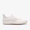 Nalle Step Slip-Ons für Damen in Weiß aus Strick Nalle Step Slip-Ons für Damen in Weiß aus Strick